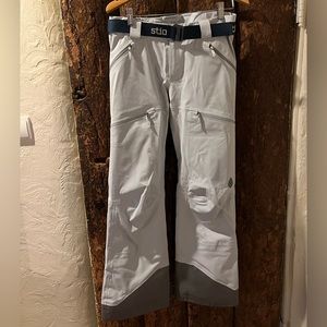 Stio Women’s Enviorn Ski Pants Medium Grey Fox